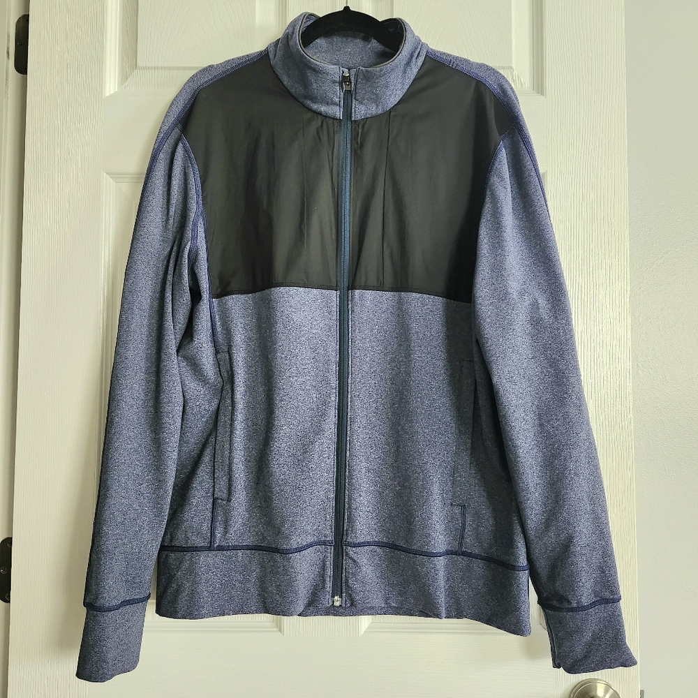 Lululemon men's Activewear Jacket Gray BlueSize L